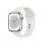 Apple Watch Series 8 GPS 41mm Cassa in Alluminio color Argento con Cinturino Sport Band Bianco - Regular