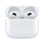 Auriculares Apple AirPods 3ª Geração Inalámbricos Bluetooth para Chamadas e Música com Áudio Espacial e Resistência à Água, branco