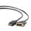 Adaptador de cable Gembird CC-DPM-DVIM-6 DisplayPort a DVI 1,8 m Negro