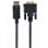 Adaptador de cable Gembird CC-DPM-DVIM-6 DisplayPort a DVI 1,8 m Negro