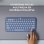 Logitech K380 para Mac Teclado Bluetooth Azul Blueberry