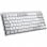 Logitech MX Mechanical Mini für Mac, kabellose mechanische Tastatur – Hellgrau (USA)