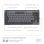 Logitech MX Mechanical Mini per Mac Tastiera meccanica wireless grigio siderale (USA)