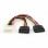 Gembird Cable de Alimentación Molex a 2x SATA 15cm