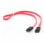 Gembird Cable de Datos SATA 3 Plano 1m Rojo