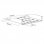 Kimex Bandeja Fija para Armario Rack 19" 2U