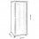 Kimex  Armario Rack de Suelo 19'' 600x600mm 42U