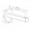 Kimex Kit de 2 Soportes para Pantalla de Proyección Blanco