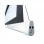 Schermo per Proiezioni Elettrico Tensionato Kimex 3,20x1,80m Formato 16:9 Wi-Fi Bianco
