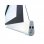 Schermo per Proiezioni Elettrico Tensionato Kimex 2,80x1,58m Formato 16:9 Wi-Fi Bianco