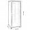 Kimex Armario Rack de Suelo 19'' 600x800mm 42U
