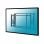 Kimex Supporto a Parete Removibile per TV 43"-55" VESA 600x400 Max 35Kg