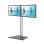 Kimex Soporte de Suelo para 2 Pantallas de TV 43"-49" Altura 175cm VESA 400x400 Máx 50Kg