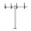 Kimex Soporte de Suelo Inclinable/Atornillable para 2 Pantallas de TV 50"-55" 175cm VESA 600x400 Máx 50Kg