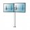 Kimex Soporte de Suelo Inclinable/Atornillable para 2 Pantallas de TV 50"-55" 175cm VESA 600x400 Máx 50Kg