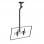 Kimex Support Plafond pour TV 43"-75" Hauteur 175cm VESA 600x400 Max 50Kg