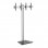 Kimex Support de sol pour 2 écrans TV 43"-49" Hauteur 240 cm VESA 400 x 400 Max 50 kg
