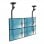 Kimex Supporto da Soffitto per 4 Schermi TV 45"-55" VESA 600x400 Max 50Kg