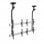 Kimex Supporto da Soffitto per 4 Schermi TV 45"-55" VESA 600x400 Max 50Kg
