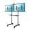 Kimex Supporto Videoconferenza con Ruote per 2 Schermi TV 45''-55'' VESA 600x400 Max 50Kg