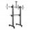 Kimex Supporto Videoconferenza con Ruote per 2 Schermi TV 45''-55'' VESA 600x400 Max 50Kg