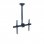 Kimex Supporto da Soffitto per TV 37"-75" Altezza Regolabile 56-91cm VESA 600x400 Max 50Kg