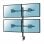 Kimex Soporte de Mesa 4 Brazos para Monitor 17''-32'' VESA 100x100 Máx. 8Kg