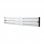 Kimex Supporto da Terra con Ruote per 2 Schermi TV 40"-65" Altezza 175cm VESA 600x400 Max 50Kg