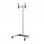 Kimex Supporto Mobile da Pavimento per TV 32"-75" Altezza 240cm VESA 600x400 50Kg