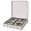 Grupo FM HG400 Cocina de Gas 4 Fuegos Blanca