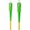 Câble Fibre Optique Nanocable SC/APC Monomode G657A2 3m Jaune