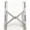 Iggual Soporte Portátil Plegable Aluminio Plata 17"