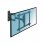 Kimex Soporte de Pared Articulado Profesional para Pantallas de TV 32"- 55" VESA 400x400 Máx. 50Kg