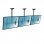 Kimex Montaggio a Soffitto Scheda Menu 3 TV 50"-55" Altezza 100cm VESA 600x400 Max. 50Kg