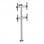 Kimex Support de sol vissable pour 2 téléviseurs 40"-65" Hauteur 240 cm VESA 600 x 400 Max. 50Kg