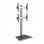 Kimex Soporte de Suelo para 2 Pantallas de TV 40''-65'' Altura 175cm VESA 600x400 Máx. 50Kg