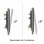 Kimex Soporte de Suelo para 2 Pantallas de TV 40''-65'' Altura 175cm VESA 600x400 Máx. 50Kg