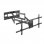 Kimex Soporte de Pared Articulado Ultra Extensible para Pantallas de 55''-90'' VESA 800x400 Máx. 80Kg