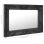 Vidaxl Espejo De Pared Estilo Barroco Negro 60x40 Cm