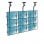 Support de plafond Kimex pour 9 écrans 45"-50" VESA 600x400 Max. 50Kg
