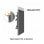 Support de plafond Kimex pour 9 écrans 45"-50" VESA 600x400 Max. 50Kg