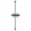 Supporto da pavimento/soffitto Kimex per 2 schermi 32''-75'' Altezza 240 cm VESA 400x400 Max. 30Kg