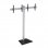 Support de sol Kimex pour 2 téléviseurs 50"-55" Hauteur 240 cm VESA 600x400 Max. 50Kg