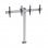 Kimex Support de sol à visser pour 2 téléviseurs 50"-55" Hauteur 175 cm VESA 600 x 400 Max. 50Kg