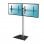 Kimex Soporte de Suelo para 2 TV 50"-55" Altura 175cm VESA 600x400 Máx. 50Kg