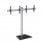 Kimex Soporte de Suelo para 2 TV 50"-55" Altura 175cm VESA 600x400 Máx. 50Kg