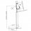 Supporto da Pavimento Universale Kimex per Tablet 7.9"-10.5"