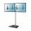 Kimex Soporte para 2 Pantallas de TV 50"-55" Altura 175cm Inclinable VESA 600x400 Máx. 50Kg