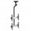 Kimex Supporto da soffitto per 2 schermi 43"-55" Altezza 175 cm VESA 600x400 Max. 50Kg