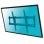 Supporto TV inclinabile Kimex da parete 32"-60" VESA 600x400 Max. 80Kg